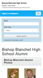 Mobile Screenshot of bishopblanchethighschool.org